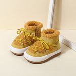 Plus Velvet Warm Korean Baby Cotton Shoes - Cindi Book