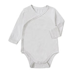 Baby Bamboo Fiber Long Sleeve Baby Bodysuit Jumpsuit - Cindi Book