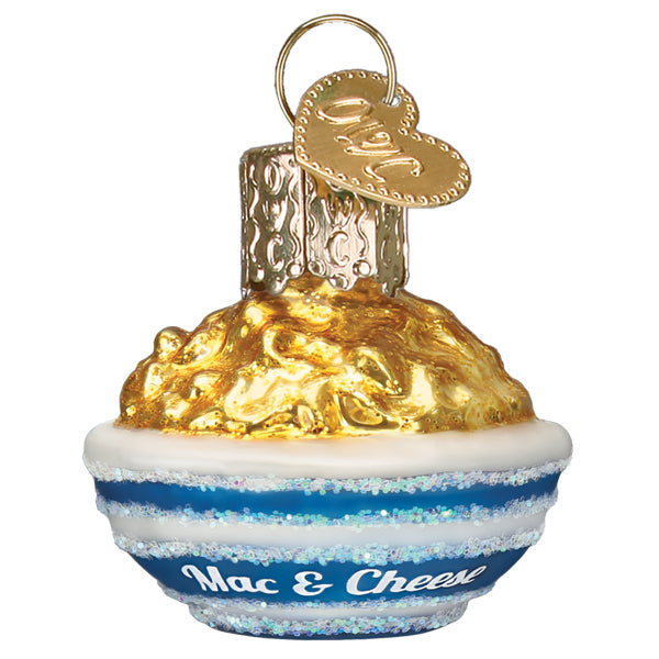 Old World Christmas Mini Mac & Cheese Ornament - hand-blown glass Christmas tree ornament (view 2)