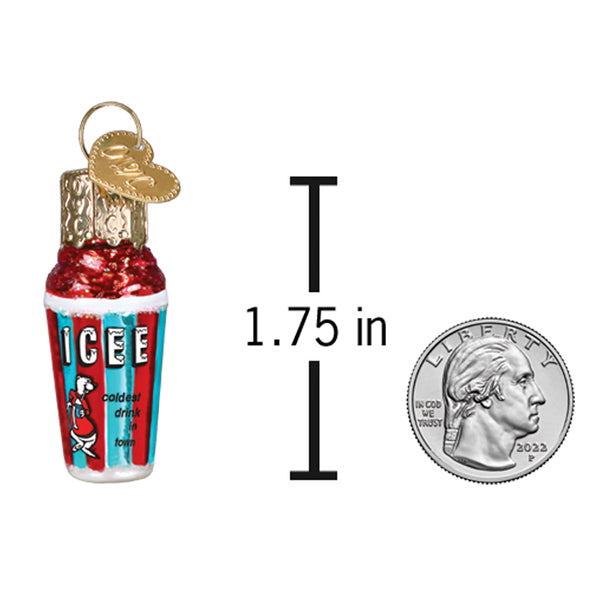 Old World Christmas Mini Icee Ornament - hand-blown glass Christmas tree ornament (view 5)