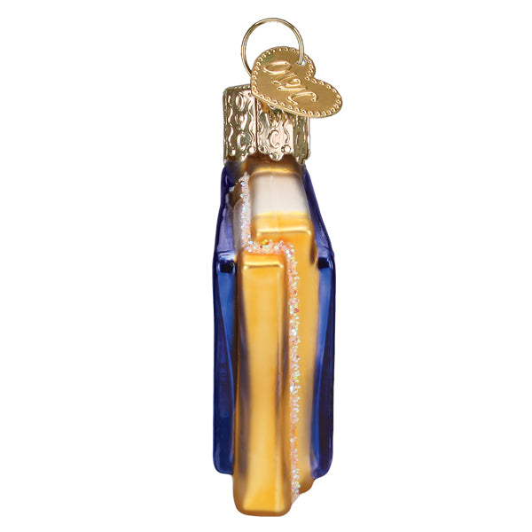 Old World Christmas Mini Passport Ornament - hand-blown glass Christmas tree ornament (view 4)