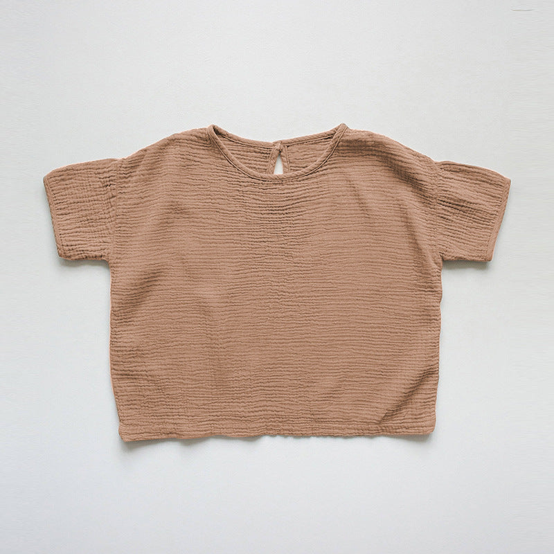 Fashion Children's And Girls' Top Short Sleeve - Cindi Book