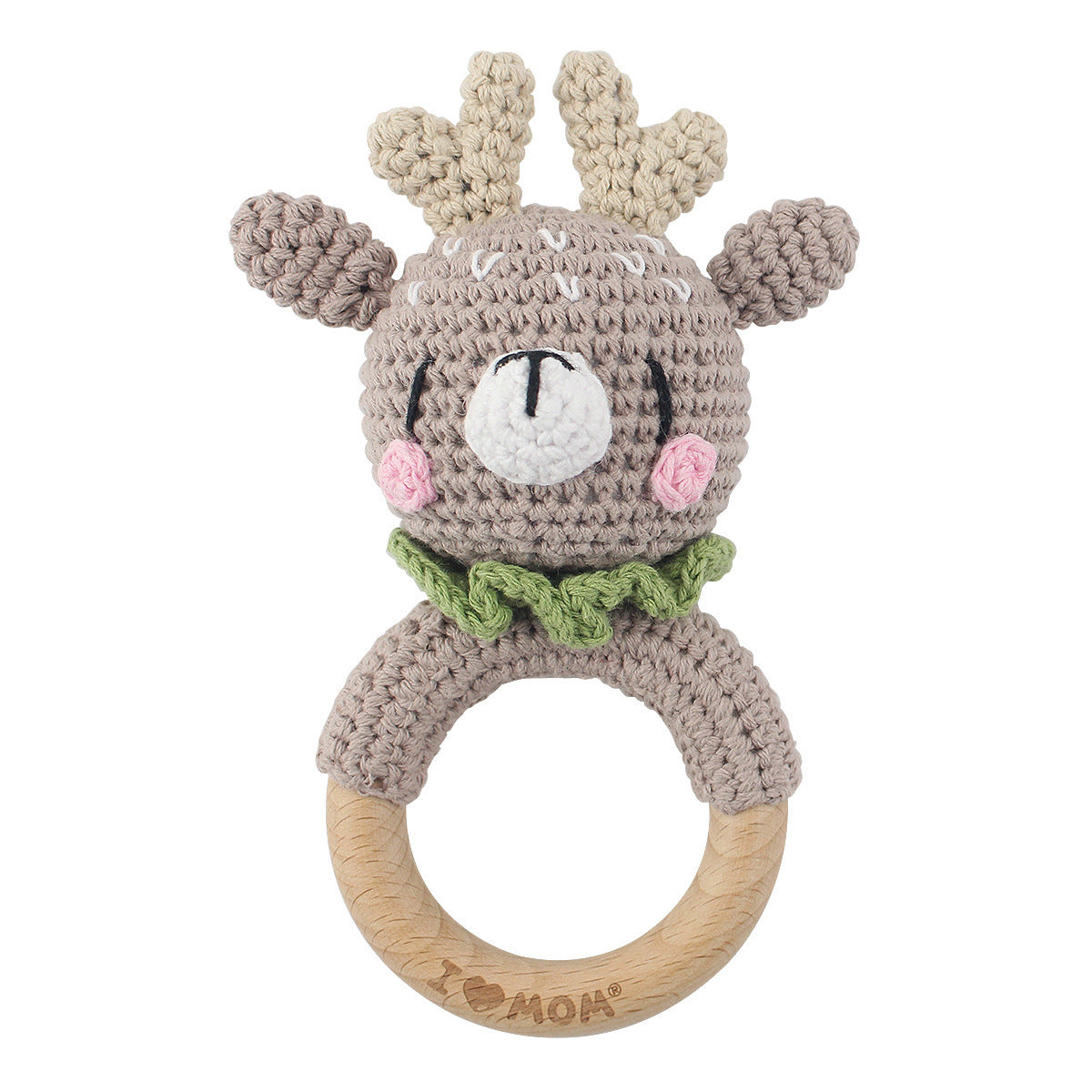 Baby Rattle Hand Woven Cartoon Animal Bracelet Newborn Soothing Doll - Cindi Book