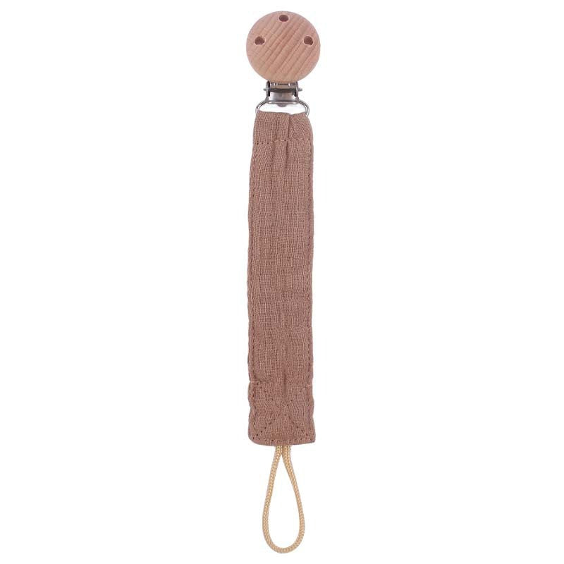 Products Beech Pacifier Clip To Soothe Baby Cotton And Hemp - Cindi Book