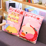 Kawaii 8pcs LaLafanfan Cafe Duck Plush Balls Bag Snack Toy Pillow - Cindi Book