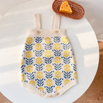 Infant Children's Sweater Pull Flower Knitted Cardigan Romper - Cindi Book