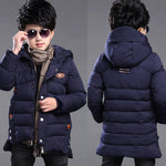 Boy's hooded padded padded jacket - Cindi Book