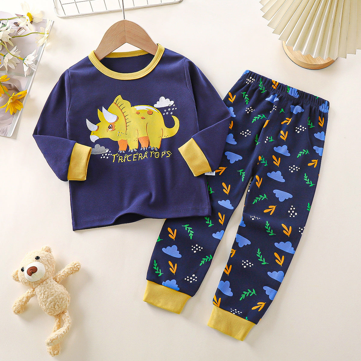 Cotton Autumn New Boys' Pajamas Suit - Cindi Book