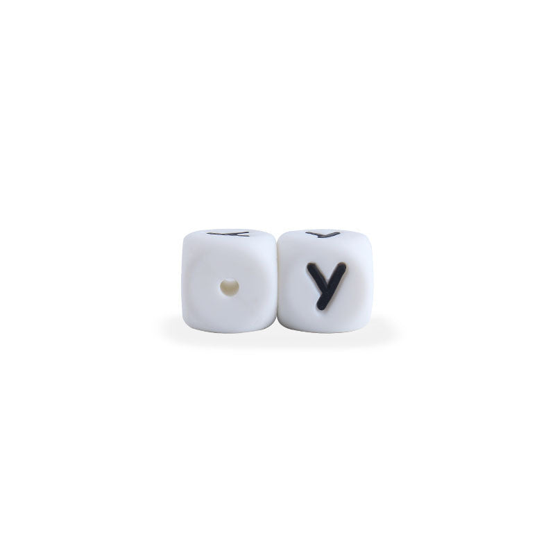 12mm Baby Products 26 Silicone English Alphabet Beads Teeth Accessories - Cindi Book