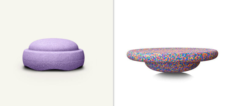 Round Rainbow Stepping Stone Sensory Toy - Cindi Book