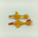 Catapult Launch Rubber Catapulted Chicken Toys Light Finger Prank Stretchy Flying Ejection Toy Slingshot Turkey Sticky - Cindi Book