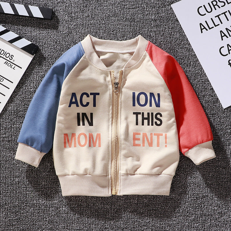 Boys And Girls Jackets Korean Baseball Uniforms Children's Babies Casual Western Style - Cindi Book