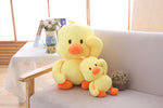 Little yellow duck figurine dancing expression small yellow duck plush toy - Cindi Book