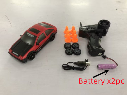 2.4G Drift Rc Car 4WD RC Drift Car Toy Remote Control GTR Model AE86 Vehicle Car RC Racing Car Toy For Children Christmas Gifts - Cindi Book