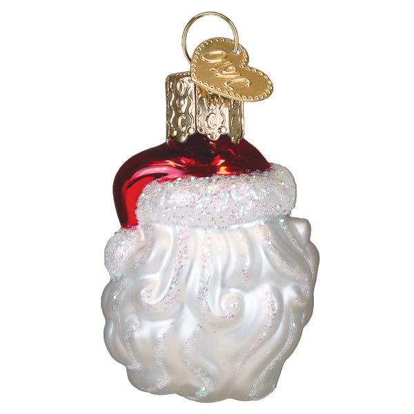 Old World Christmas Mini Winking Santa Ornament - hand-blown glass Christmas tree ornament (view 3)