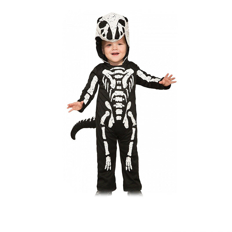 Halloween Skeleton Scary Cosplay Children Costume Outfit