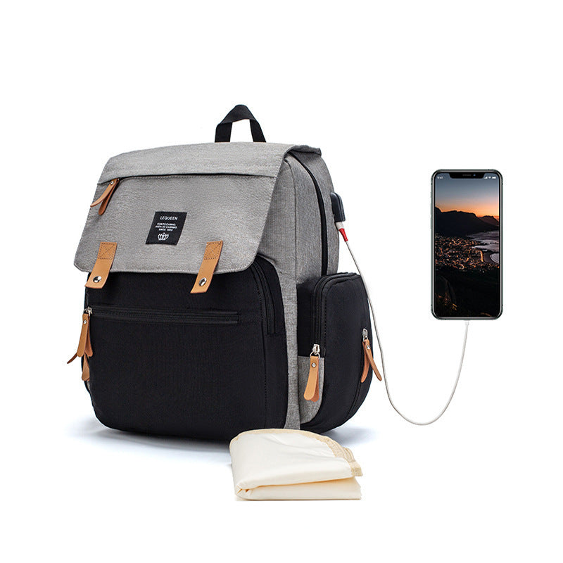 LEQUEEN Multifunctional Large Capacity Mummy Bag - Cindi Book