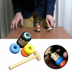 Immortal Daruma Unbreakable Wooden Man Magic Toy Magic Tricks Close Up Stage Magic Props Comedy Mentalism Toy Accessory - Cindi Book
