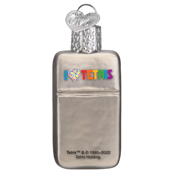 Old World Christmas Mini Tetris™ Ornament - hand-blown glass Christmas tree ornament (view 3)