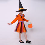Children's Halloween costume girls pumpkin costume - Cindi Book