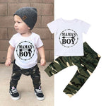 Summer  Boy Clothes Cotton T-Shirt Pants - Cindi Book