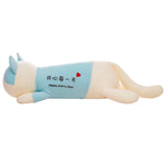 Cute Cat Plush Toy Sofa Cushion Long Throw Pillow - Cindi Book