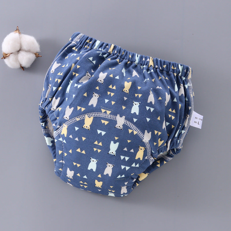 Baby Training Pants Washable 6-layer Gauze Diaper Cover Learning - Cindi Book