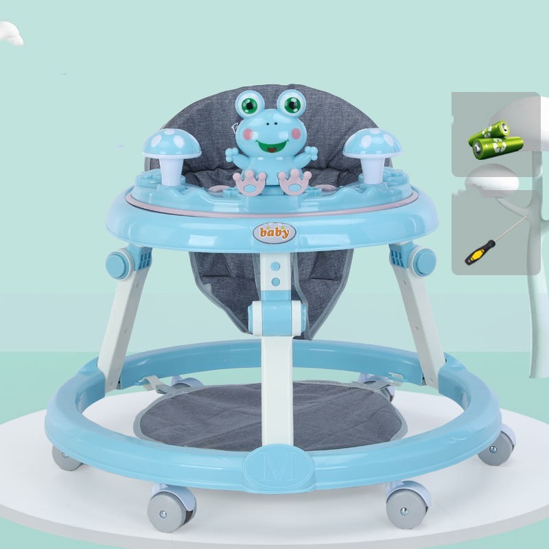 Baby Walker Anti-O-leg Baby Multifunctional Anti-rollover - Cindi Book