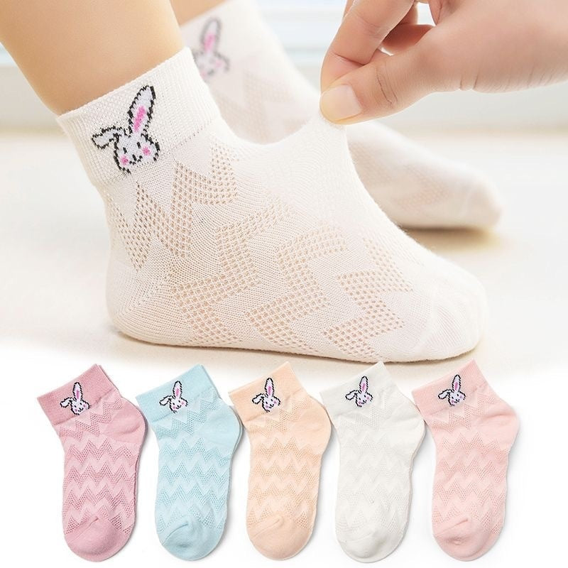 Children's Socks Tube Socks Springsummer Thin Breathable - Cindi Book