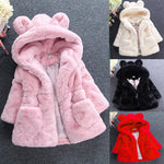 A girl's fur coat for autumn and winter - Cindi Book