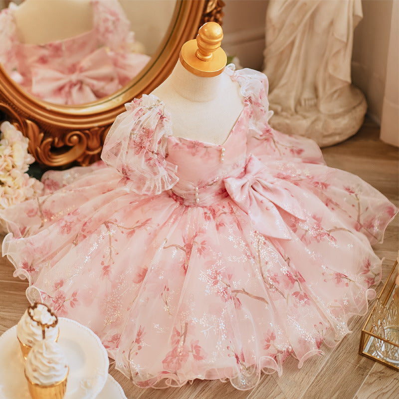 Bride Fellow Kids Wedding Birthday Party Sweet Evening Dress - Cindi Book