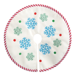 Old World Christmas Mini Snowflake Tree Skirt - Christmas tree skirt