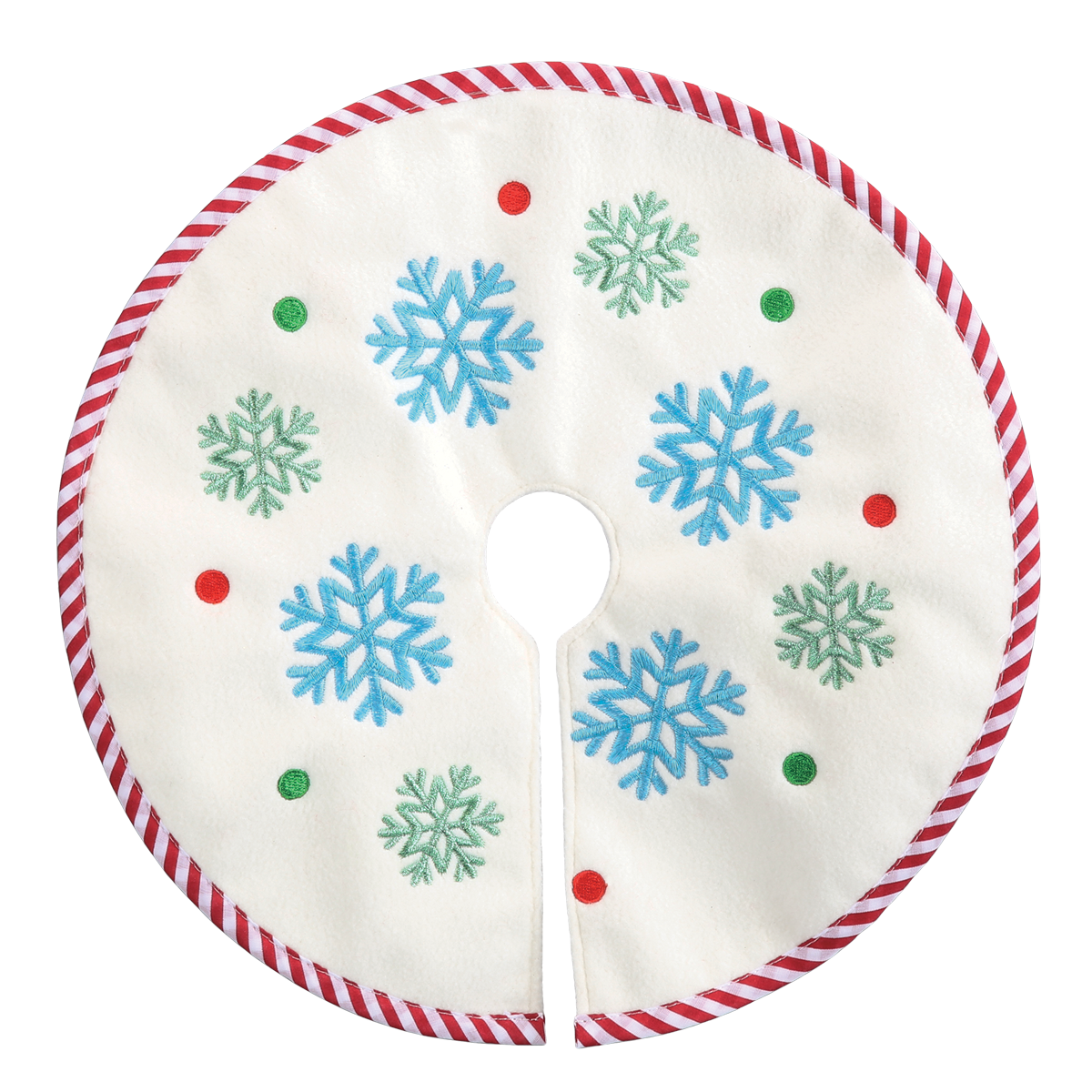 Old World Christmas Mini Snowflake Tree Skirt - Christmas tree skirt