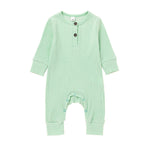 New Baby Jumpsuit Sunken Stripe Trousers Romper Western Style - Cindi Book
