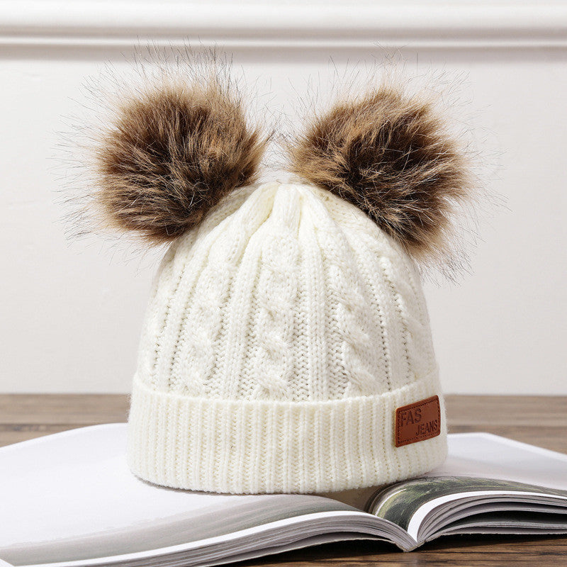 Baby Ear Caps, Children's Raccoon Fur Caps - Cindi Book