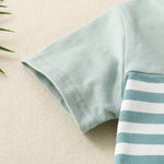 Infant Children Dried Slice Stitching Open Collar Suit - Cindi Book