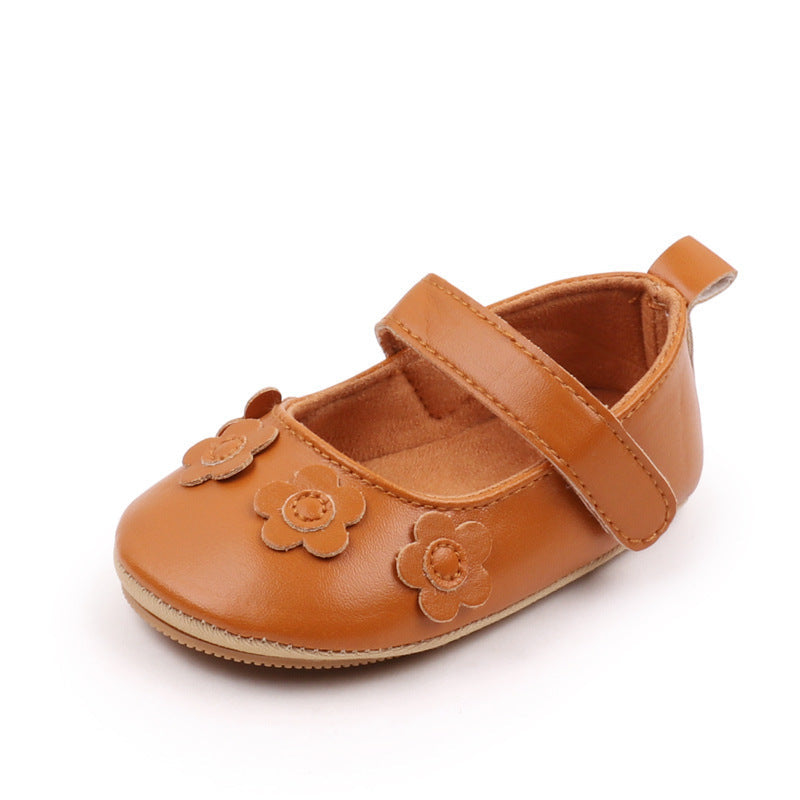Flower Baby Soft Bottom Non-slip Toddler Shoes - Cindi Book