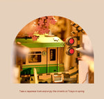 Ruo Shi Ruo Lai Shu Li Sakura Tram Flower House DIY Cabin - Cindi Book