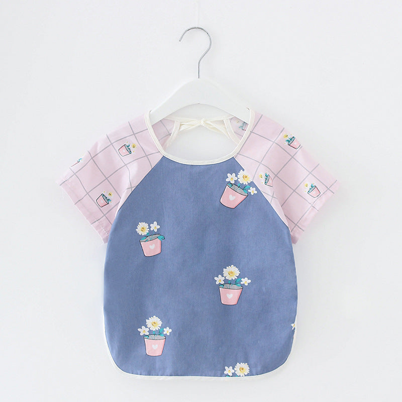 Baby Dinner Coverall Bib Spring And Autumn Long Sleeve Apron - Cindi Book