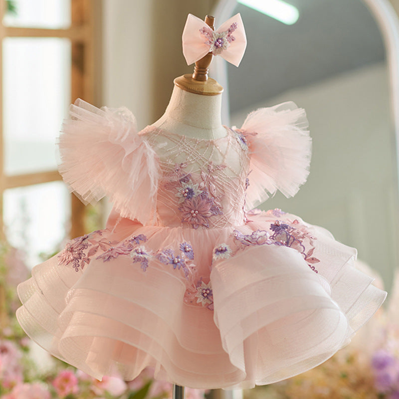 European And American Girls Umbrella Princess Dress - Cindi Book