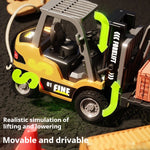 Remote Control Mini Forklift Desktop Alloy Engineering Remote Car Model - Cindi Book