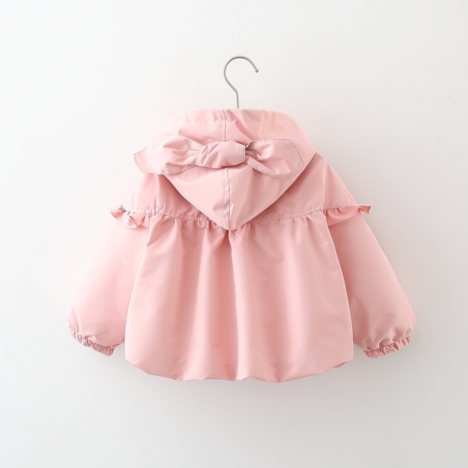 Children's Mid-length Love Hooded Trench Coat - Cindi Book