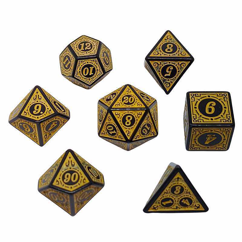 Pattern Multi-faceted Digital Dice Running Group Board Game Accessories Props - Cindi Book