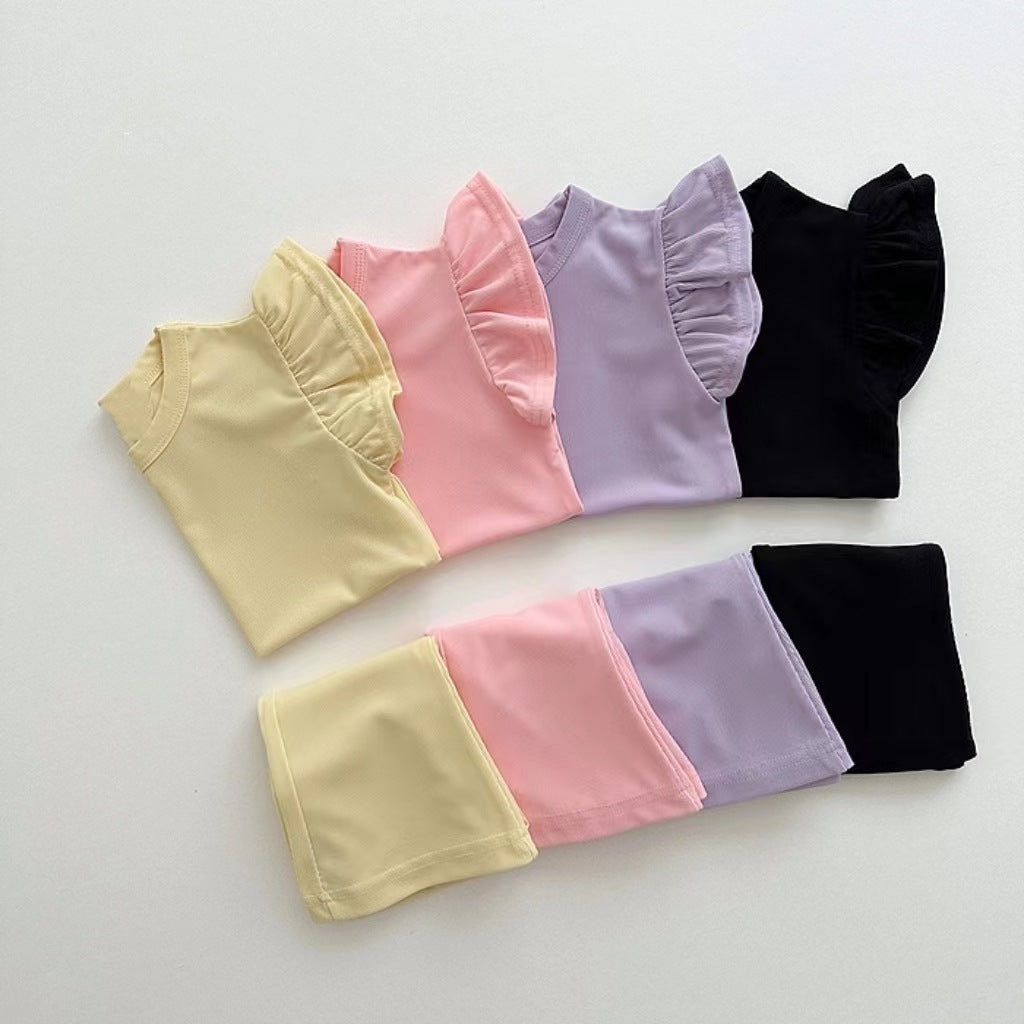 Girls Simple Cute Wild Set Fashion