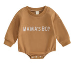 Baby Jumpsuit Winter Romper Letter Print Baby Bodysuit - Cindi Book