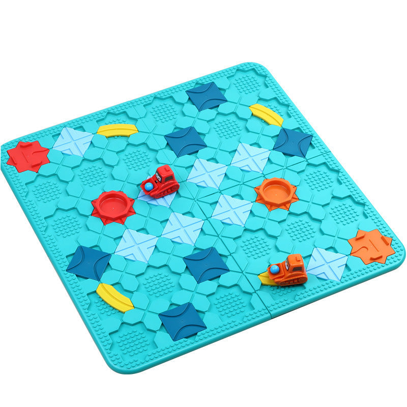 Table Game Road Building Maze Thinking Logic Educational Toy - Cindi Book