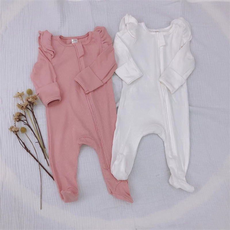 Long-sleeved Knitted Stretch Cotton Suit For Girls - Cindi Book
