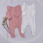 Long-sleeved Knitted Stretch Cotton Suit For Girls - Cindi Book