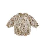 Baby Girl Cotton Print Romper Triangle Jumpsuit - Cindi Book