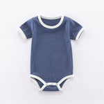 Summer Romper Baby Wrapping Clothes Pit Strip Ribbed Baby Onesie - Cindi Book